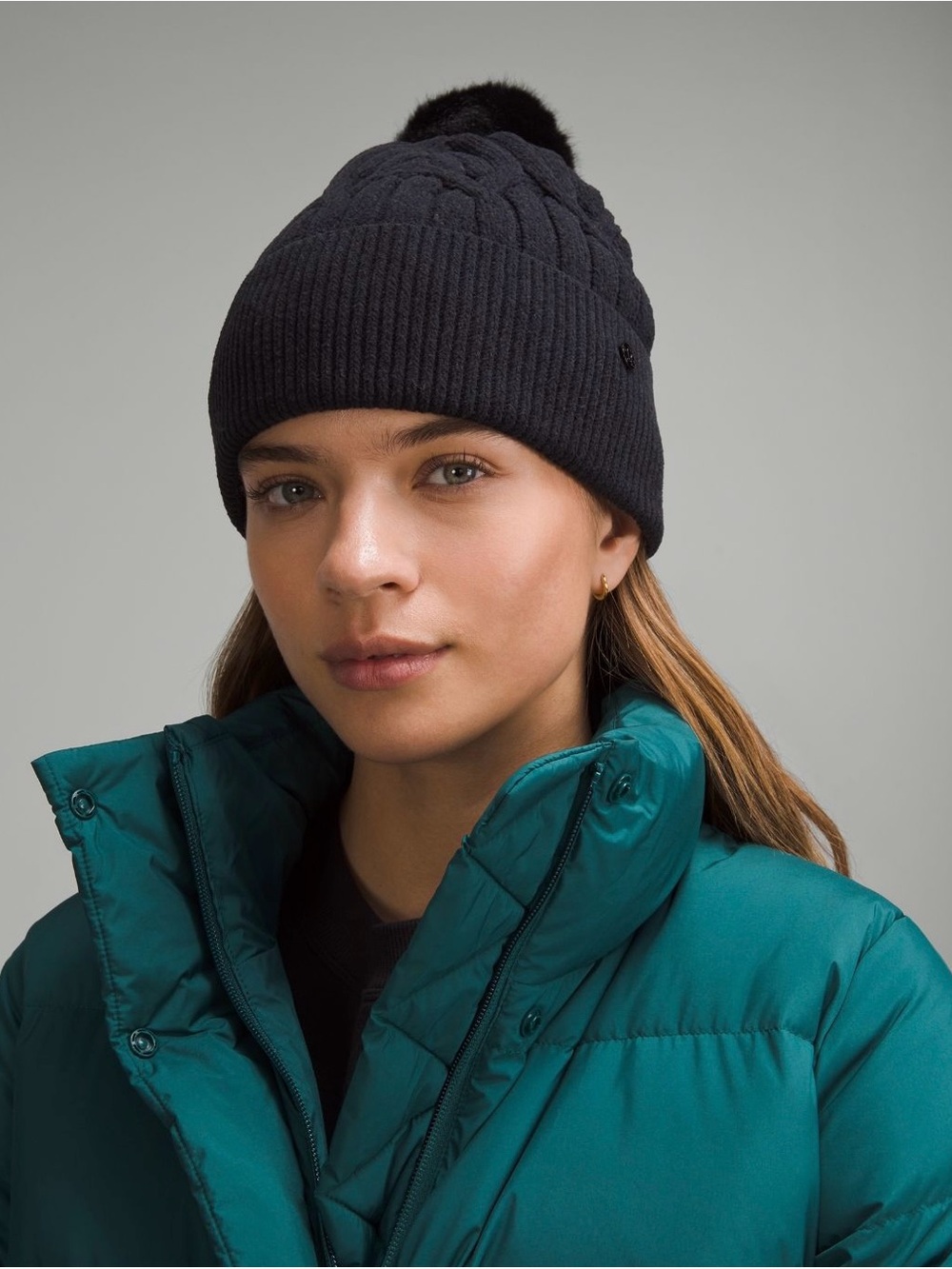lululemon Cable-Knit Pom-Pom Beanie